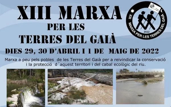 Últims dies per inscriure's a la 13a Marxa de les Terres del Gaià entre el 29 d'abril i l'1 de maig