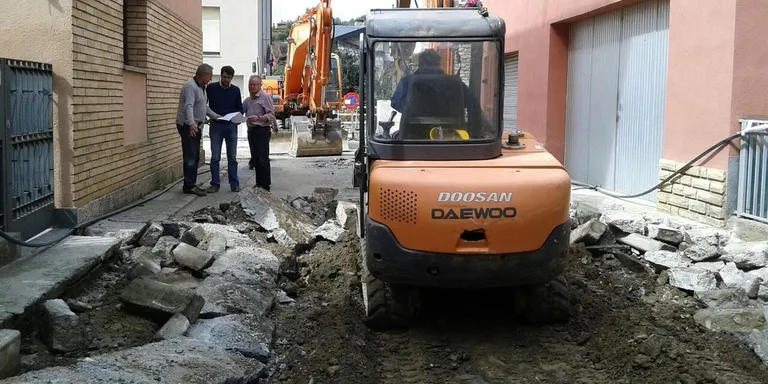 Comencen les obres de millora als carrers de la Urbanització Mallol