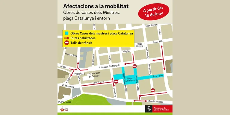 L’ampliació de les Cases dels Mestres i la remodelació de la Plaça de Catalunya i entorns comencen aquest dimecres