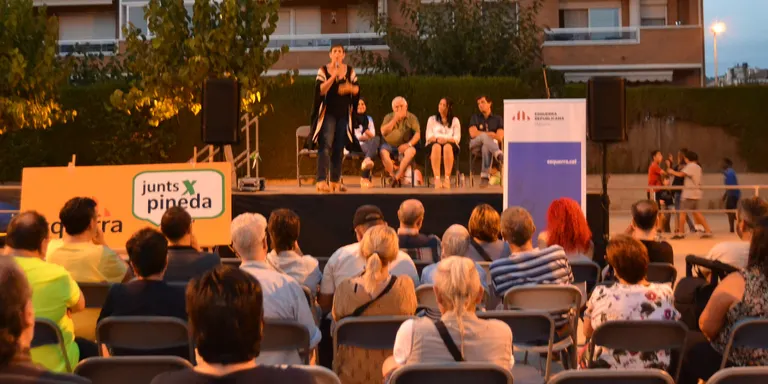 ERC-JxP presenta la secció local a Poblenou, amb Marta Garcia al capdavant