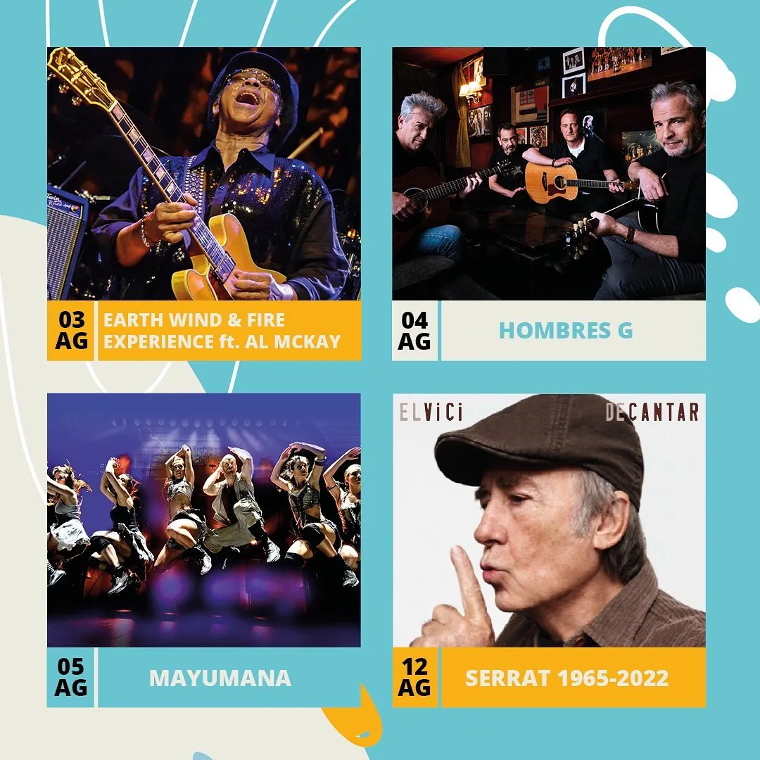 Bon ritme de venda d'entrades dels primers artistes confirmats del Festival Arts d'Estiu 2022