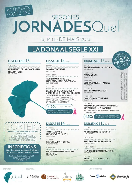 Les segones Jornades Quel, dedicades a la dona al segle XXI