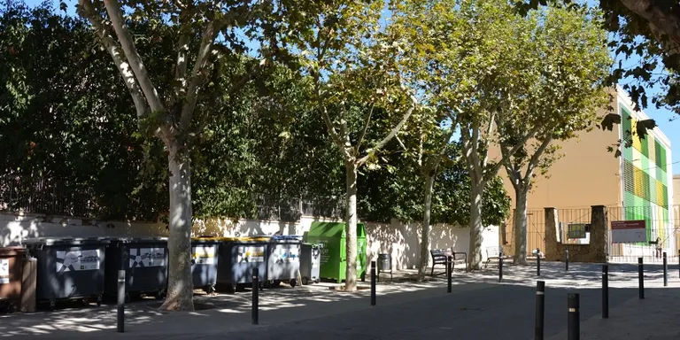 Els contenidors de davant l’escola Pau Casals canviaran d’ubicació la setmana vinent