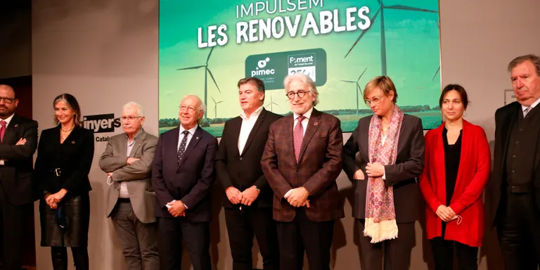Foment i Pimec volen liderar la transició energètica i presenten "una esmena a la totalitat" al decret de renovables
