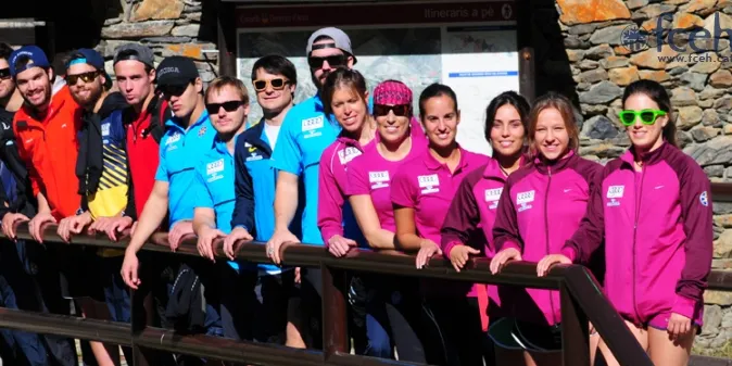 Laura Orgué, a la presentació dels equips estatals d'esports d'hivern