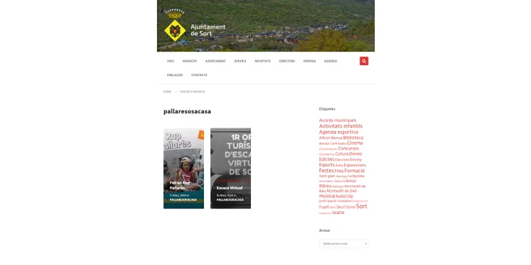 L'Ajuntament de Sort proposa des del seu web activitats per fer a casa