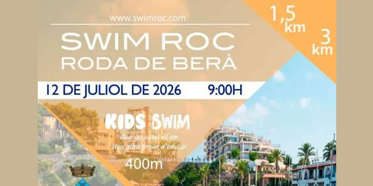 La Swim Roc 2026 tornarà a convertir la platja Punta d'en Guineu en l'epicentre de la natació en aigües obertes