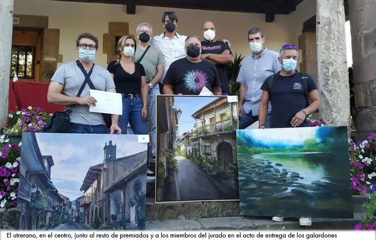 Abraham Pinto, un exitoso utrerano en pintura al aire libre