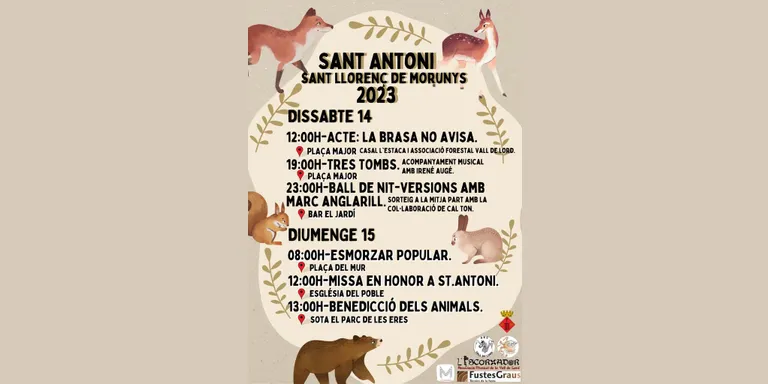 Sant Llorenç celebra aquest cap de setmana la Festa de Sant Antoni Abat