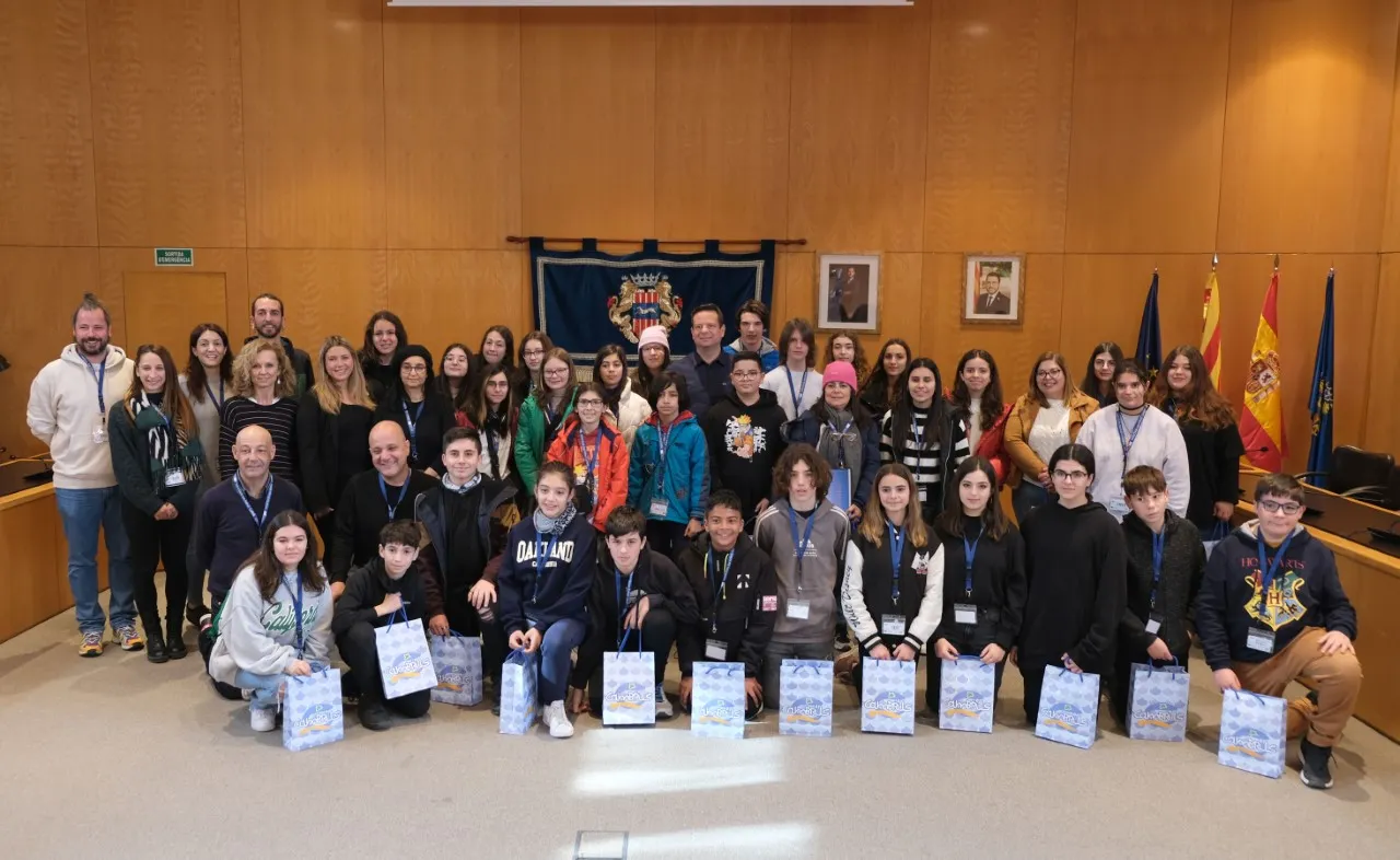 L’escola Joan Ardèvol acull un grup d’estudiants portuguesos en el marc del programa Erasmus+