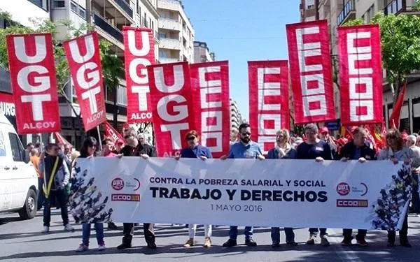 Els sindicats criden a la mobilització l’1 de maig per exigir “ocupació estable i salaris justos"