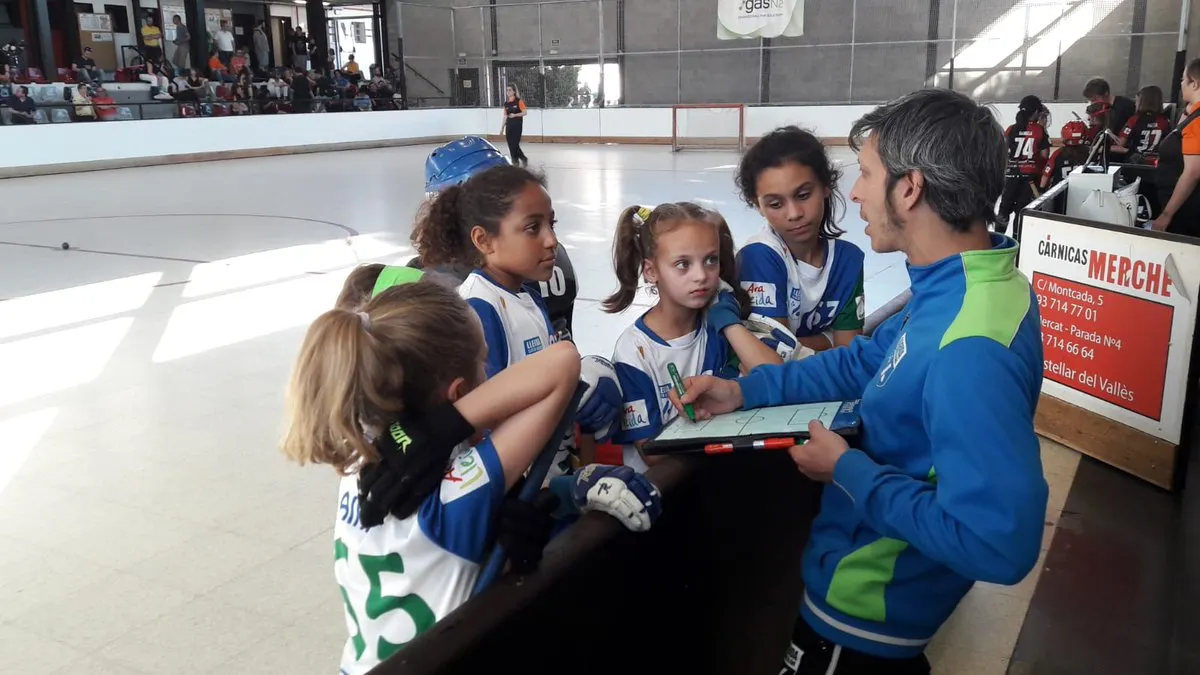 Jugadores del CHPA Cadí i del Lleida Llista, a la Copa Minifem