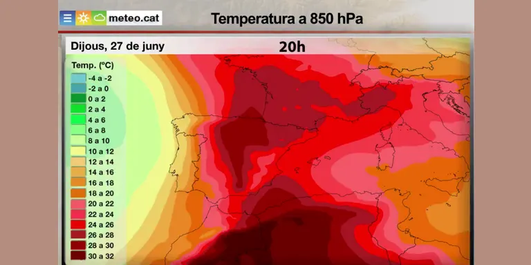Activada l'alerta per onada de calor a l'Alt Pirineu i a tot Catalunya