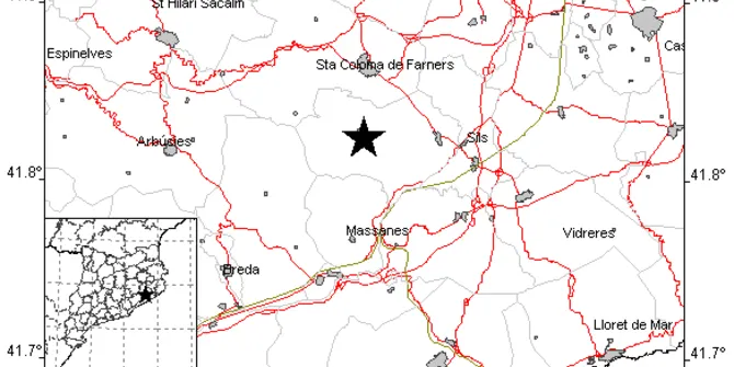 Alguns calderins han pogut percebre el sisme amb epicentre a La Selva