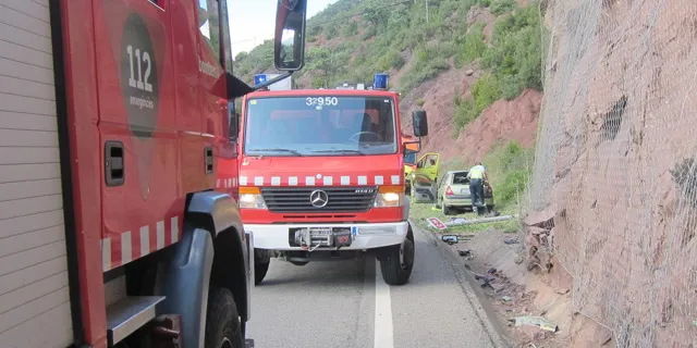 Accident de trànsit a la Palanca de Noves