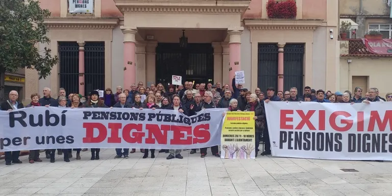 Rubí per unes Pensions Dignes convoca una nova manifestació el dia 28