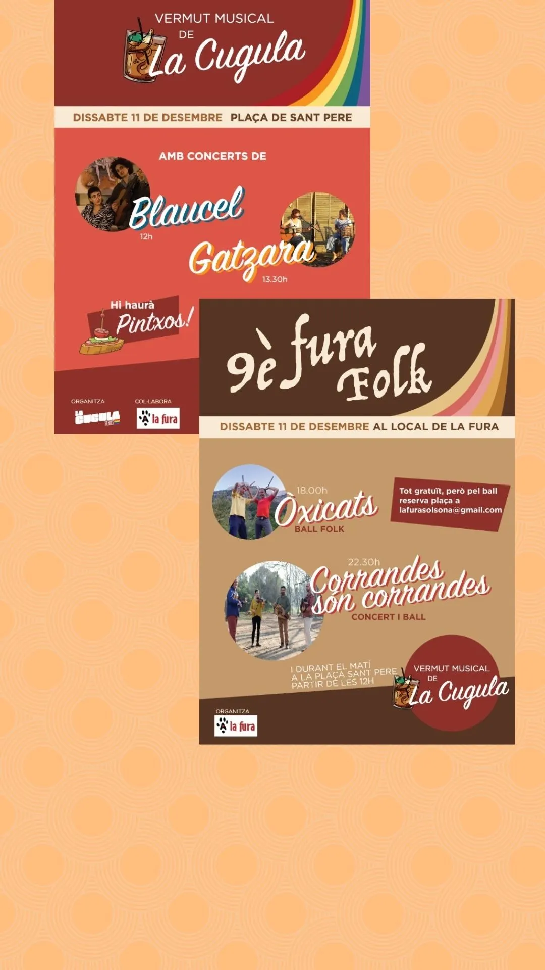 La plaça de Sant Pere acull dissabte la presentació oficial de La Cugula i una nova edició del Furafolk