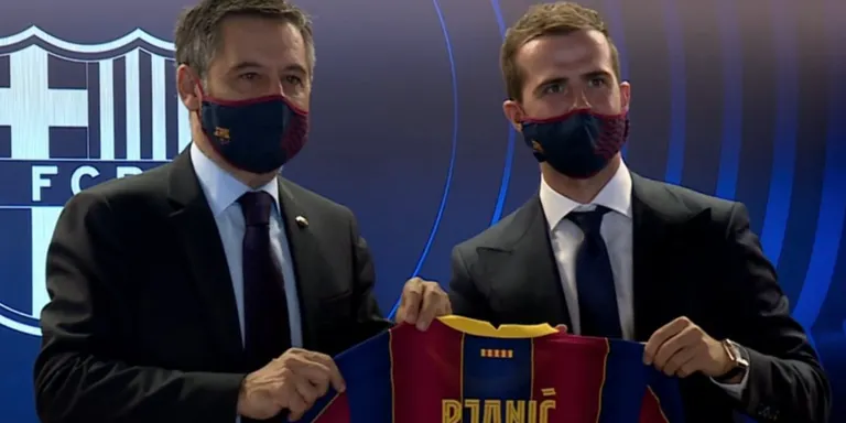 Miralem Pjanic, presentat com a nou jugador del Barça