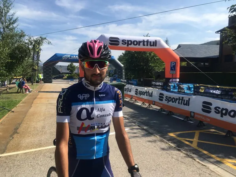 Segon lloc de Guillem Sánchez Moliné a la marxa curta de la Cerdanya Cycle Tour