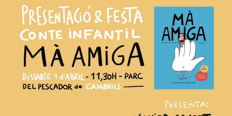 Dies de Llibres presentarà el 9 d’abril el conte ‘Ma amiga’ creat per recaptar fons per als malalts d’ELA