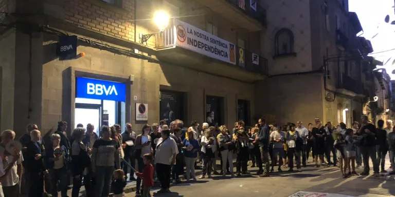 Solsona i la comarca fan costat als set membres dels CDR empresonats ahir