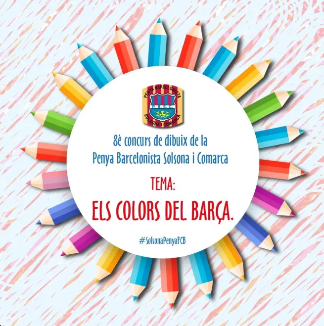 La Penya Barcelonista de Solsona i Comarca organitza el 8è Concurs de Dibuix