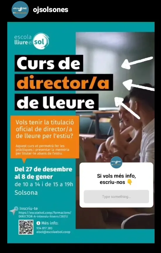 Solsona acollirà un curs de director de lleure