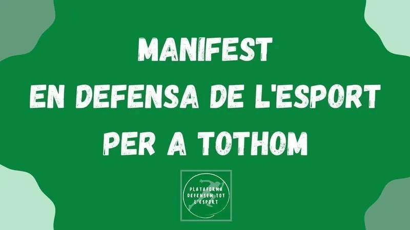 La plataforma “Defensem tot l’esport” pren empenta