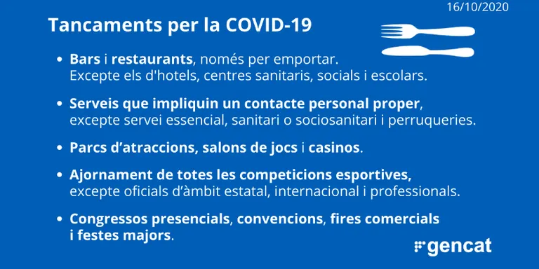 Els alcaldes d'Alguaire i Alfarràs voloren les noves mesures especials de contenció de la pandèmia.