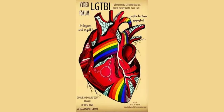 Vídeo-fòrum per commemorar el Dia Internacional de l’Orgull LGTBI a la Seu d’Urgell