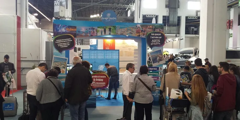 Pineda és present al B-Travel de Barcelona per promocionar el turisme familiar i la gastronomia