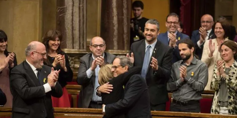 Bernat Solé inicia la seva segona legislatura al Parlament amb Quim Torra com a 131è President