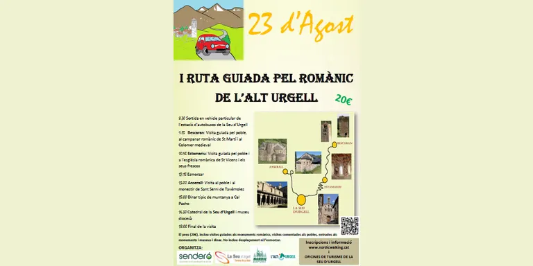 Inscripcions obertes per a la I Ruta guiada pel Romànic de l'Alt Urgell