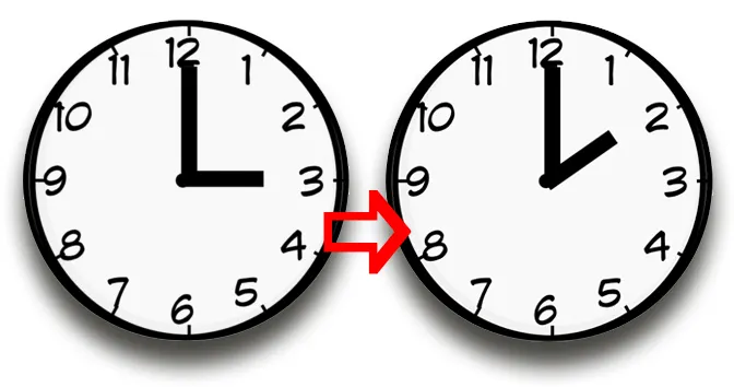 Canvi d'hora aquest diumenge amb l'endarreriment del rellotge