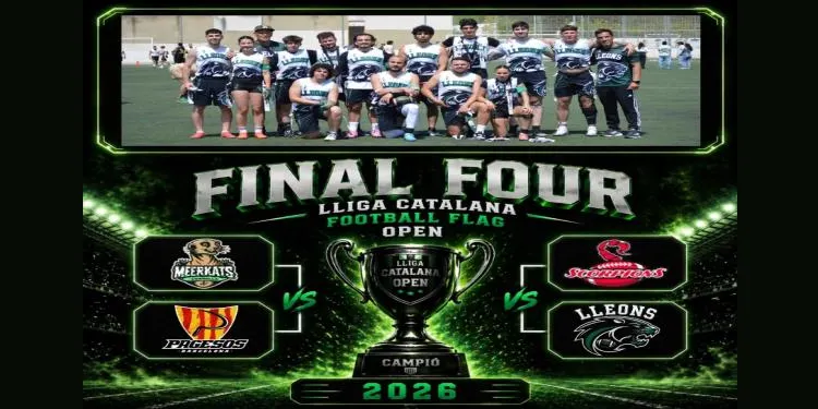 Els Lleons de Creixell es classifiquen per a la Final Four de la Lliga Catalana de futbol flag
