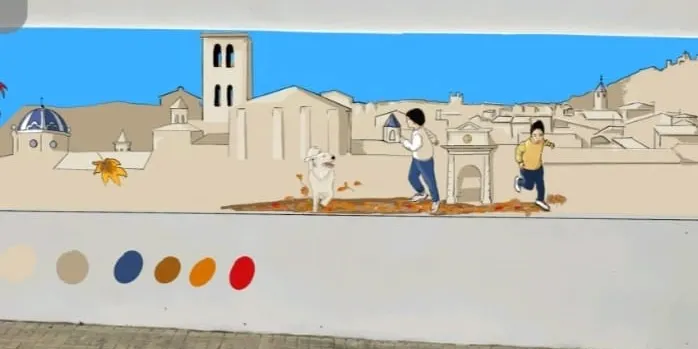 Aquest diumenge es farà la pintada col·lectiva d'un mural en un tram del mur inferior del Seminari