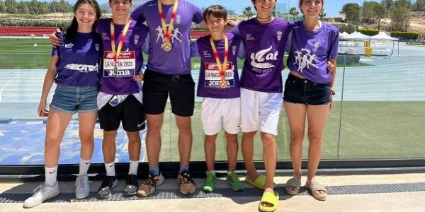 El rierenc Marc Suárez es penja el bronze dels 5.000 m marxa del Campionat d’Espanya Sub16