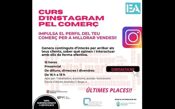 L'Ajuntament d'Altafulla impulsa un curs per dinamitzar els negocis locals