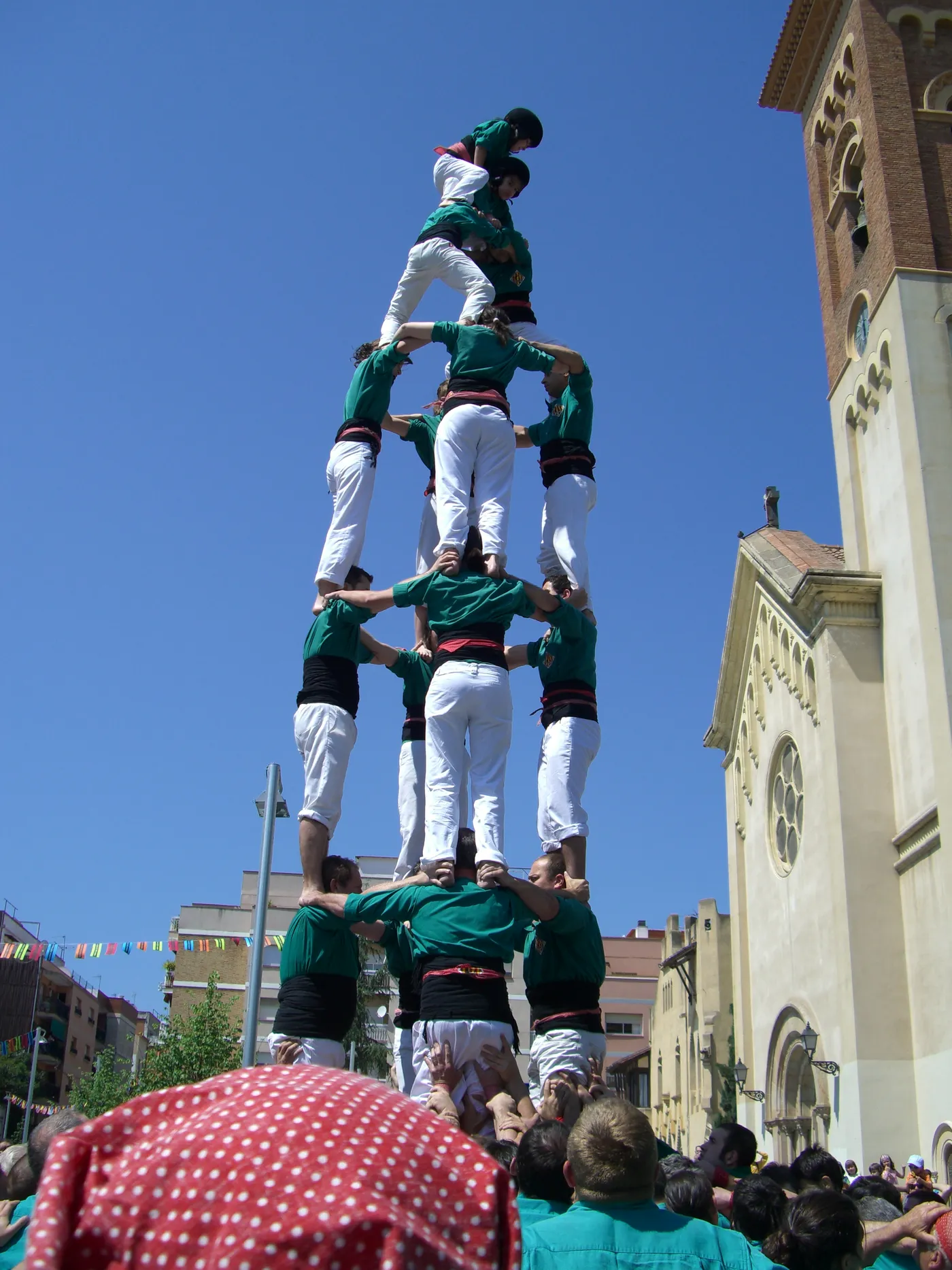 Els Castellers de Caldes encaren l'última actuació abans de Festa Major