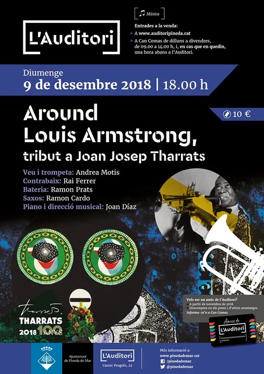 Concert 'Around Louis Armstrong', tribut a Joan Josep Tharrats