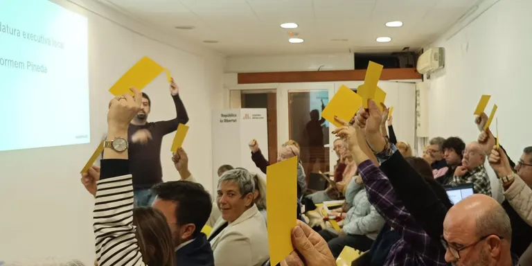 La secció local d'Esquerra a Pineda renova la seva executiva