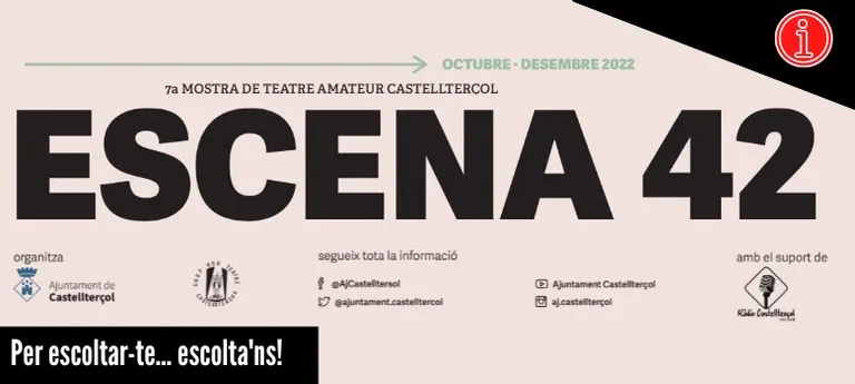 Arriba la 7a mostra de teatre amateur Escena 42