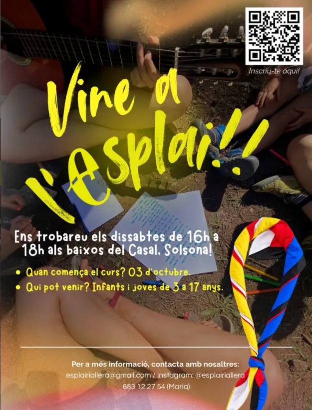 Obertes les inscripcions a l’Esplai Riallera