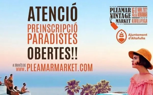 S'obren les inscripcions per participar al Pleamar Vintage Market d'Altafulla