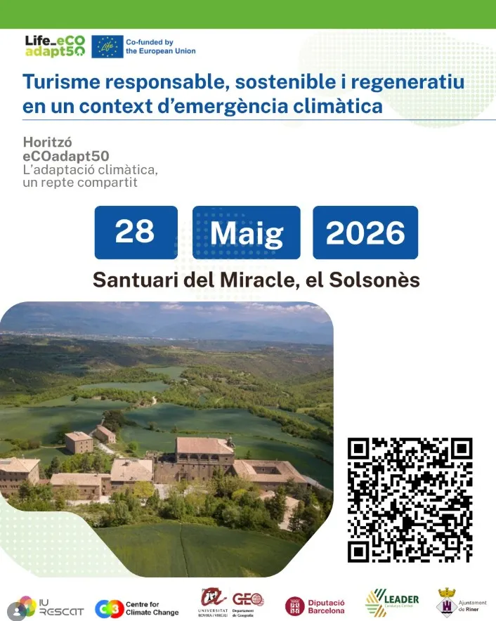 El Miracle acull demà una jornada sobre el turisme sostenible, responsable i regeneratiu en un context d’emergència climàtica
