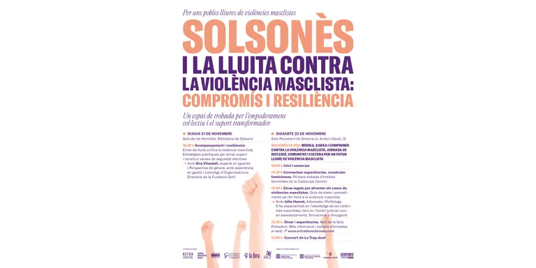 Solsona acollirà la primera trobada d'entitats feministes de la Catalunya Central
