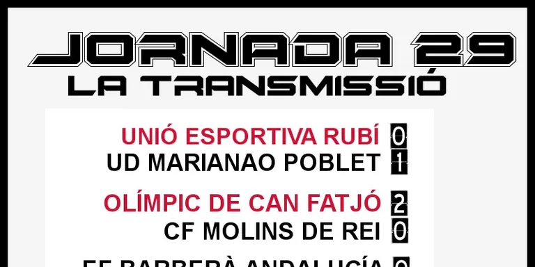 A PEU DE CAMP - JORNADA 29 diumenge