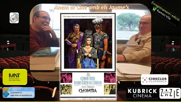 ANEM AL CINE AMB ELS JAUMES amb “CLEOPATRA”.