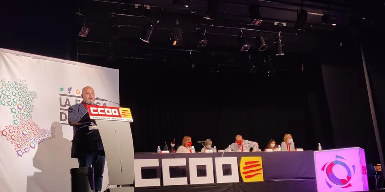 El Secretari General de CCOO del Vallès Oriental, Maresme i Osona, Gonzalo Plata és reescollit en l'assemblea congressual