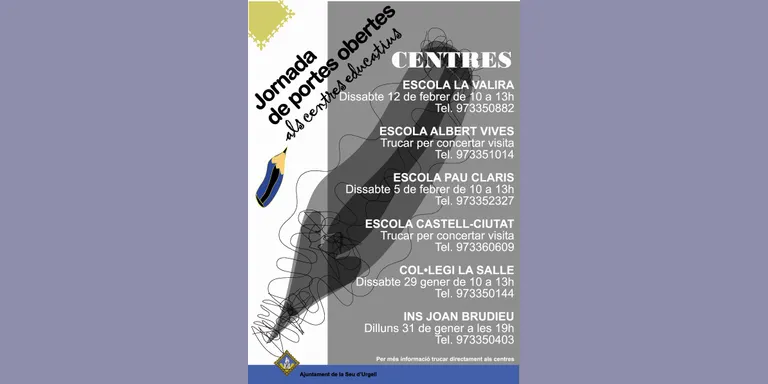 Continuen les jornades de portes obertes als centres educatius de la Seu